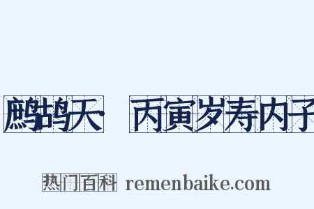 鹧鸪天·丙寅岁寿内子是什么意思的图片
